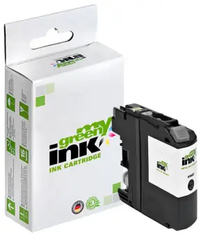 Kompatibel zu Brother LC123BK Schwarz ca. 600 Seiten, (My Green Toner) 