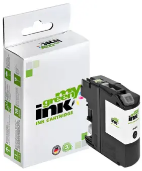 Kompatibel zu Brother LC127BK Schwarz ca. 1.200 Seiten, (My Green Toner) 