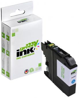 My Green Toner Alternativ Tintenpatrone für Brother LC22UC Cyan ca. 1.200 Seiten 