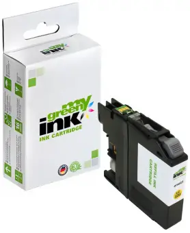 Alternativ Tintenpatrone für Brother LC22UY Yellow ca. 1.200 Seiten (My Green Toner) 