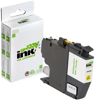 Kompatibel zu Brother LC3213Y Gelb ca. 400 Seiten, (My Green Toner) 