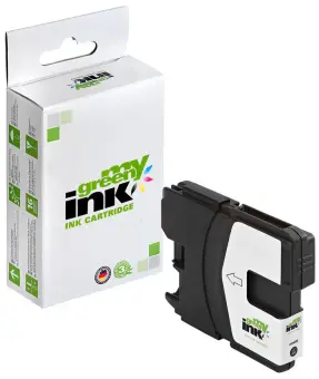 Kompatibel zu Brother LC980BK LC1100BK Schwarz ca. 700 Seiten, (My Green Toner) 