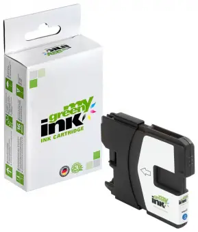 Alternativ Tintenpatrone für Brother LC980C_LC1100C Cyan ca. 700 Seiten (My Green Toner) 