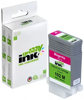 Kompatibel zu Canon PFI-102M 0897B001 Magenta ca. 130 ml (My Green Toner) 