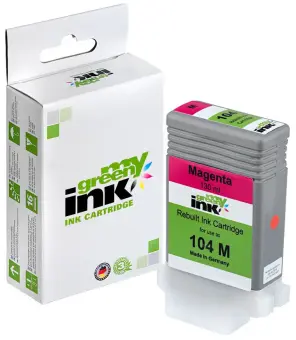 Kompatibel zu Canon 3631B001 PFI104M Magenta ca. 130 ml (My Green Toner) 