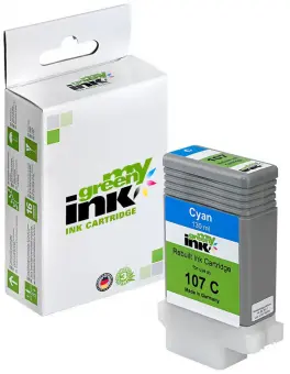 Alternativ Tintenpatrone für Canon 6706B001_PFI-107C (My 130 ml Cyan (My Green Toner) 