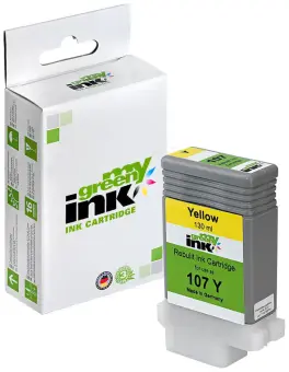 Kompatibel zu Canon PFI107Y 6708B001 Gelb ca. 130 ml (My Green Toner) 