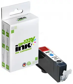 My Green Toner Alternativ Tintenpatrone für Canon CLI-521C Cyan ca. 445 Seiten 