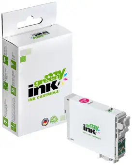 Alternativ Tintenpatrone für Epson C13T07134010_T0713 Magenta ca. 250 Seiten (My Green Toner) 