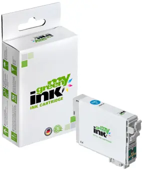 Kompatibel zu Epson T1302 C13T13024010 Cyan ca. 765 Seiten, (My Green Toner) 