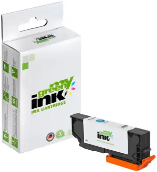 Kompatibel zu Epson 26XL C13T26324010 Cyan ca. 700 Seiten, (My Green Toner) 