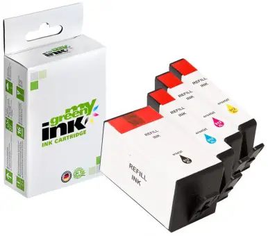 Alternativ Tintenpatrone für HP3YP34AE/HP912XL ca. C+M+Y) 4*825 Seiten KIT(BK+ (My Green Toner) 