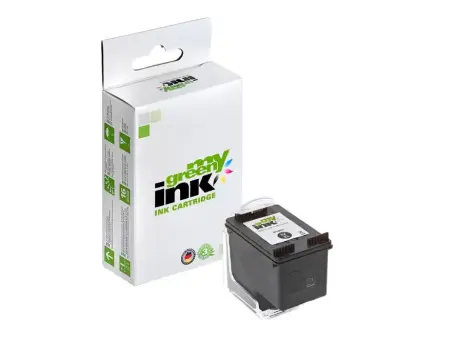 Kompatibel zu HP62XL C2P05AE Schwarz ca. 600 Seiten, Neuer Chip (My Green Toner) 