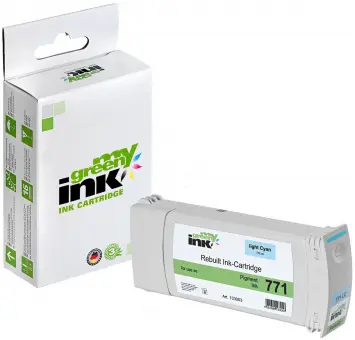 My Green Toner Alternativ Tintenpatrone für HP CE042A No. HP771 Cyan ca. 775 ml 