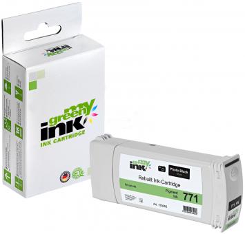 My Green Toner Alternativ Tintenpatrone für HP CE043A No. HP771 Schwarz 775 ml Photo 