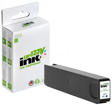 Alternativ Tintenpatrone für HP CN626AE_No._HP971XL Cyan ca. 6.600 Seiten (My Green Toner) 