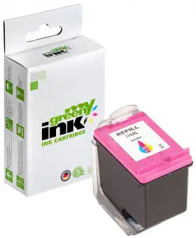 Alternativ Tintenpatrone für HP F6U67AE_HP302XL CMY ca. 330 Seiten, m. neuem Chip (My Green Toner) 