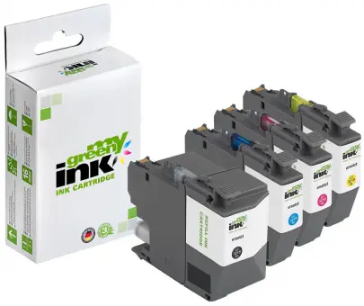 Alternativ Tintenpatrone/n für Brother LC3219XLVAL (My DR KIT(BK+ C+M+Y) (My Green Toner) 
