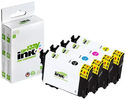 Alternativ Tintenpatrone/n für Epson C13T03A64010_603XL Green KIT(BK+ C+M+Y) (My Green Toner) 
