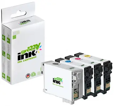 Alternativ Tintenpatrone/n für Epson C13T27154010_27XL Green KIT(BK+ C+M+Y) (My Green Toner) 