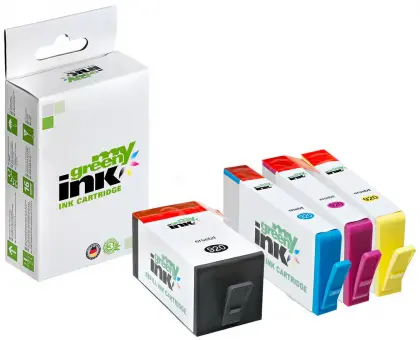 Alternativ Tintenpatrone/n für HP C2N92AE_No._HP920XL Green KIT(BK+ C+M+Y) (My Green Toner) 