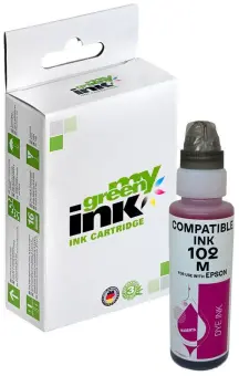 Kompatibel zu Tintenflasche für Canon 102 C13T03R340 Magenta Inhalt 70 ml (My Green Toner) 