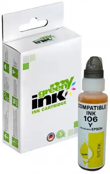 Alternativ Tintenflasche für Epson C13T00R440 / 106 Yellow Inhalt 70 ml 