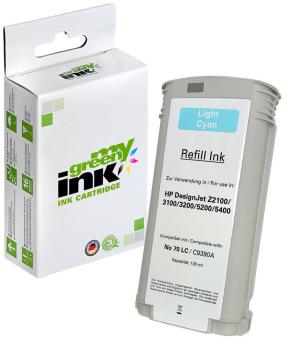 Alternativ HP70 C9390A Light Cyan 130 ml(My Green Toner) 
