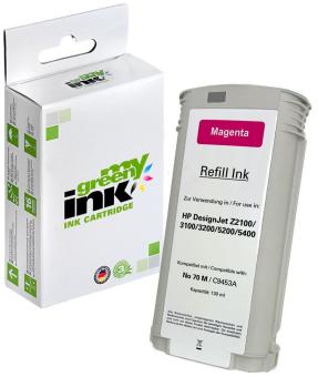 Alternativ HP70 C9453A Magenta 130 ml(My Green Toner) 