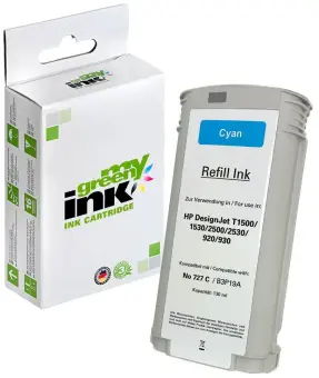 Kompatibel zu HP727 B3P19A Cyan 130 ml (My Green Toner) 