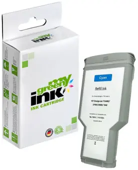 Kompatibel zu HP730 P2V68A Cyan 300 ml(My Green Toner) 