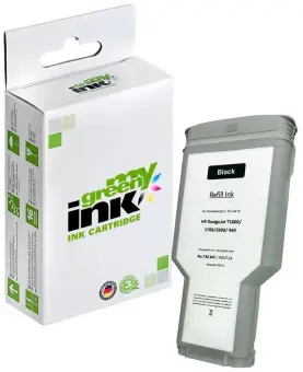 Kompatibel zu HP730 P2V71A Matte Schwarz 300 ml(My Green Toner) 