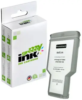 Kompatibel zu HP730 P2V73A Photo Schwarz 300 ml(My Green Toner) 