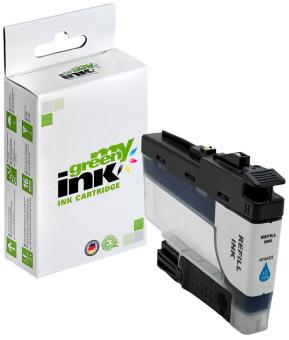 Alternativ Brother LC-424C Cyan ca. 750 Seiten(My Green Toner) 