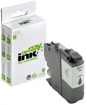 Alternativ Tintenpatrone für Brother LC-421XLBK Schwarz ca. 500 Seiten (My Green Toner) 