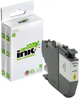 Kompatibel zu Brother LC421XLY Gelb ca. 500 Seiten, (My Green Toner) 