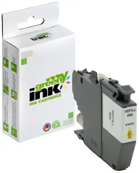 Alternativ Tintenpatrone für Brother LC-421XLY Yellow ca. 500 Seiten (My Green Toner) 