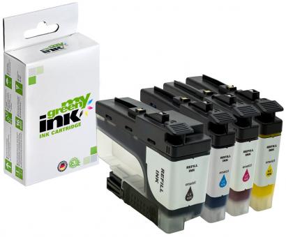 My Green Toner Alternativ Tintenpatrone für Brother LC-426VAL Multipack BK+C+M+Y ca. 1 x 3.000 Seiten ca. 3 x 1.500 Seiten 
