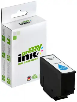 Alternativ Tintenpatrone für Epson 202XL Cyan C13T02H24010 ca. 650 Seiten (My Green Toner) 