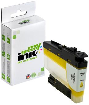 Alternativ Brother LC-424Y Yellow ca. 750 Seiten(My Green Toner) 