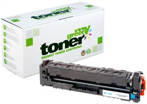 Alternativ Toner für Canon 067H/5105C002 Cyan ca. 2.350 Seiten (My Green Toner) 