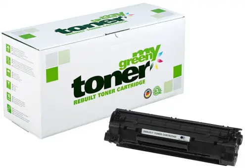Alternativ Toner für Canon 737 9435B002 Schwarz ca. 2.400 Seiten (My Green Toner) 