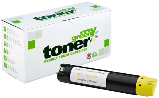 Kompatibel zu Dell 593-BBCL- Gelb ca. 12.000 Seiten, (My Green Toner) 