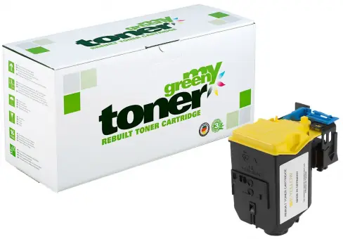 Kompatibel zu Epson C13S050747 Gelb ca. 8.000 Seiten, (My Green Toner) 