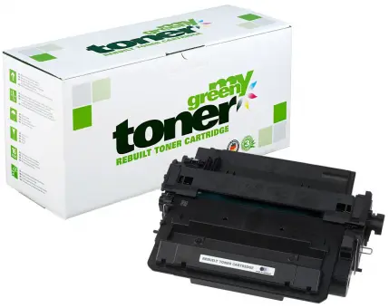 Alternativ Toner für HP CE255X/724H[HC] Schwarz[HC] ca. 20.000 Seiten (My Green Toner) 