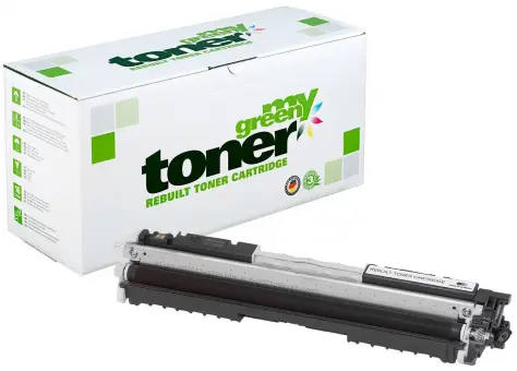 Alternativ Toner für HP CE310A Schwarz ca. 1.200 Seiten (My Green Toner) 