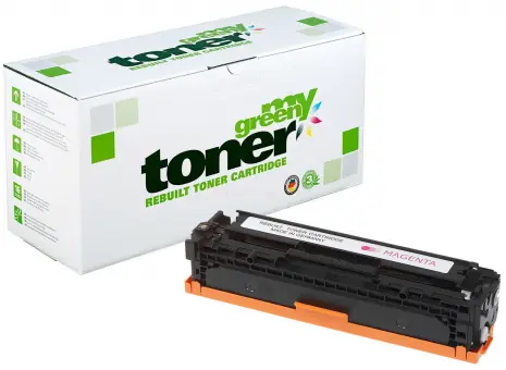 Alternativ Toner für HP CE323A Magenta ca. 1.300 Seiten (My Green Toner) 