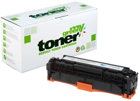 Alternativ Toner für HP CE411A Cyan ca. 2.600 Seiten (My Green Toner) 