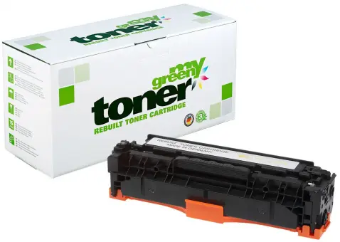 Alternativ Toner für HP CE412A Yellow ca. 2.600 Seiten (My Green Toner) 