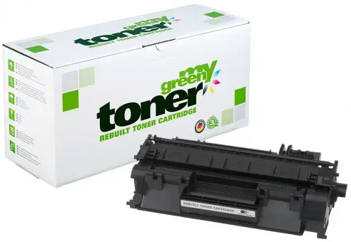 Alternativ Toner für HP CE505A/719 Schwarz ca. 2.300 Seiten (My Green Toner) 